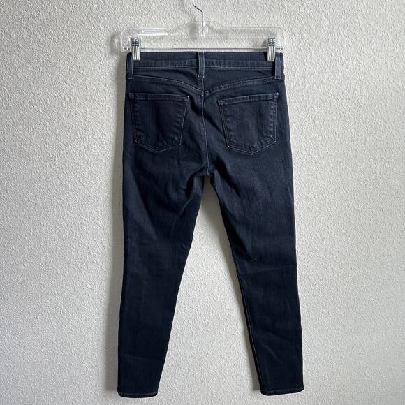 J Brand 835 Crop Skinny Jeans Women's 25 Low Rise Dark Wash Cotton Blend - Picture 3 of 8